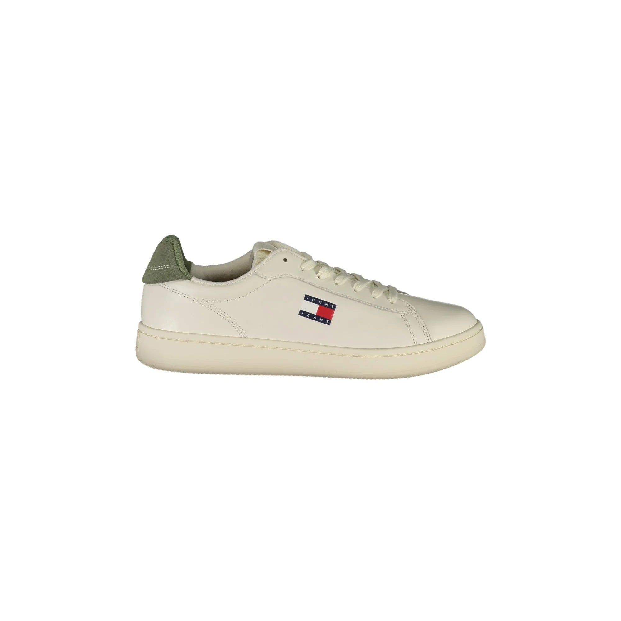 TOMMY HILFIGER Calzatura Sportiva Uomo Bianca con Lacci Sneakers Bianco - foto prodotto